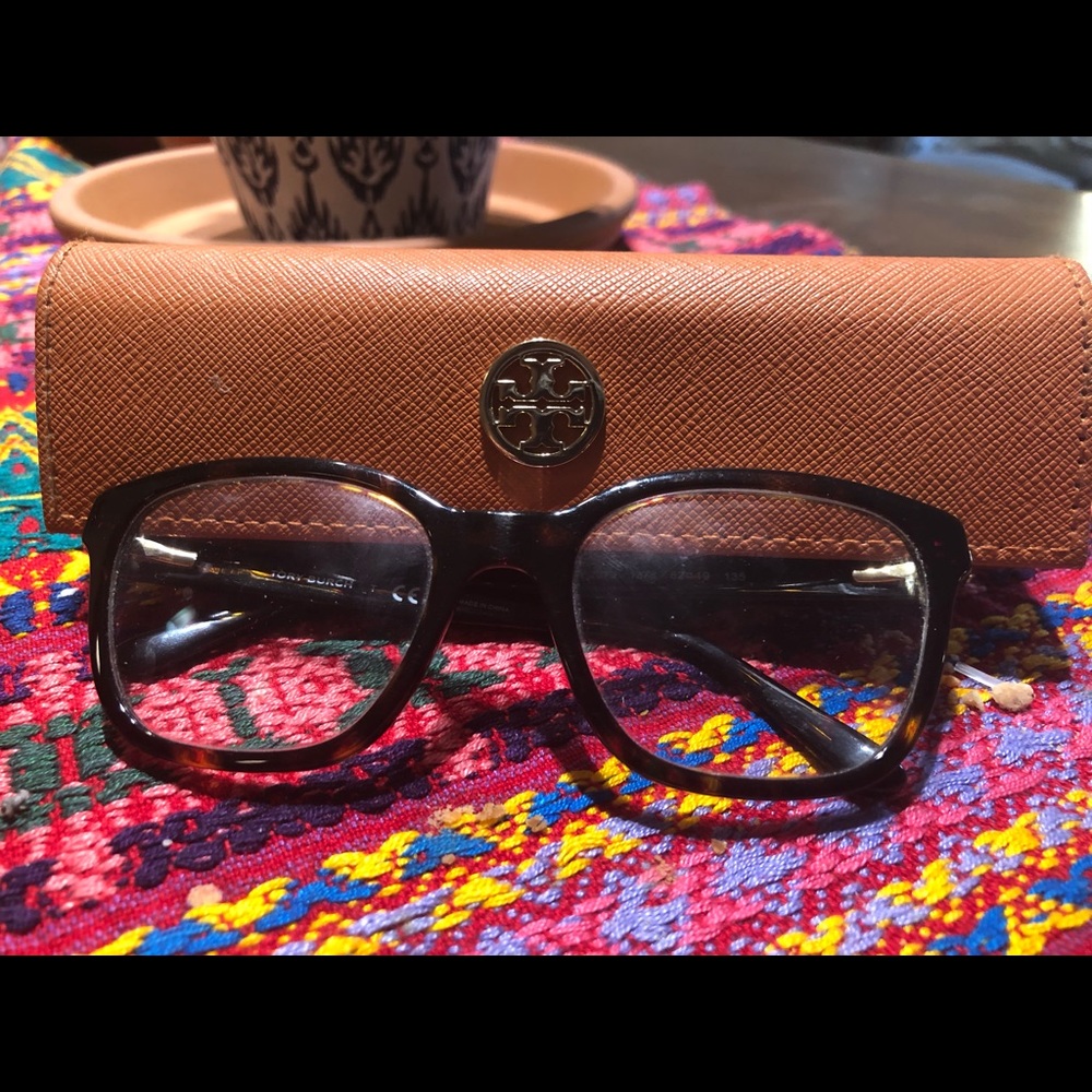 Tory Burch Turtle Eyeglass Frames with case